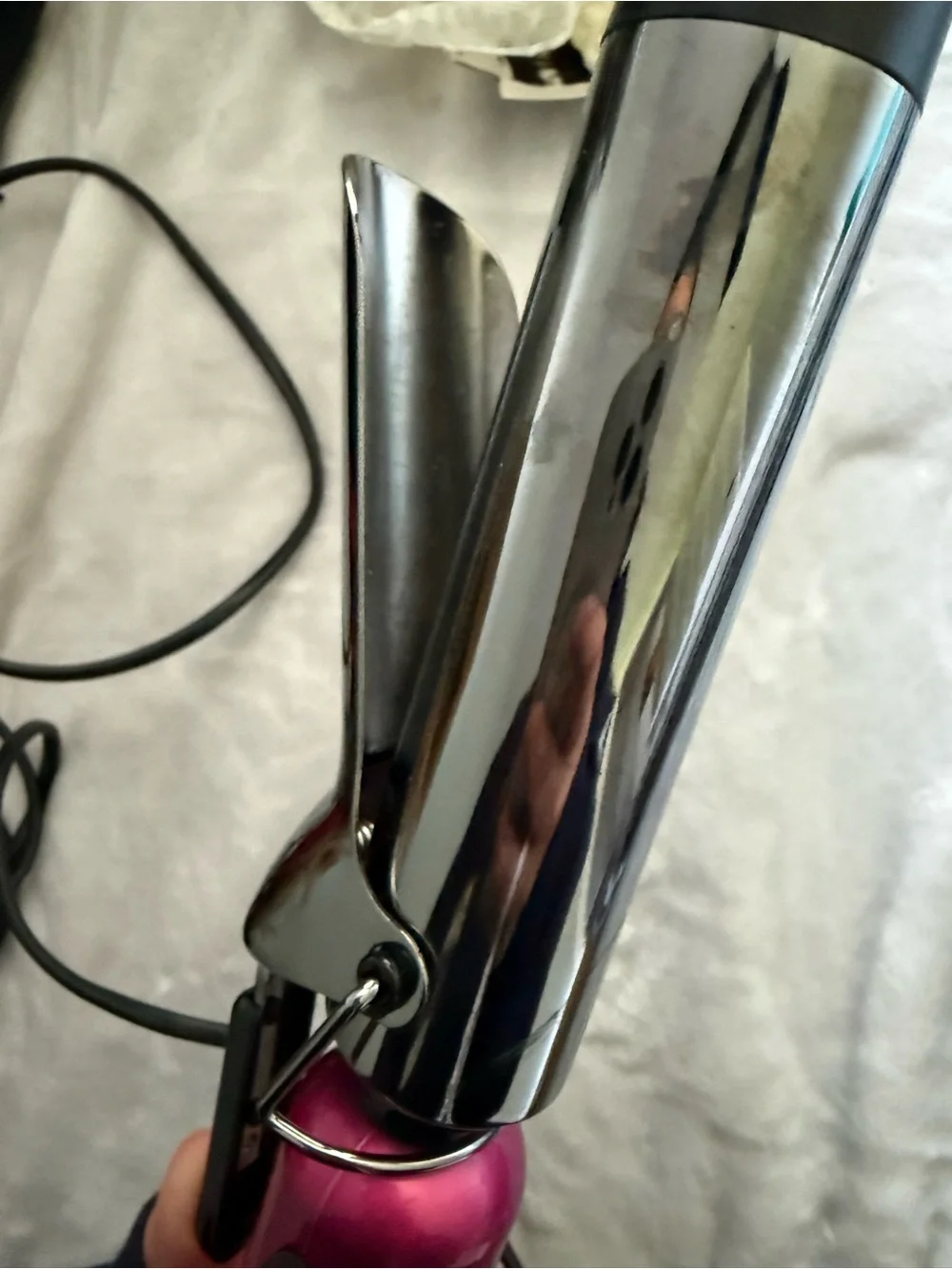 Hot Pink Curling Iron - Women Hair Tool